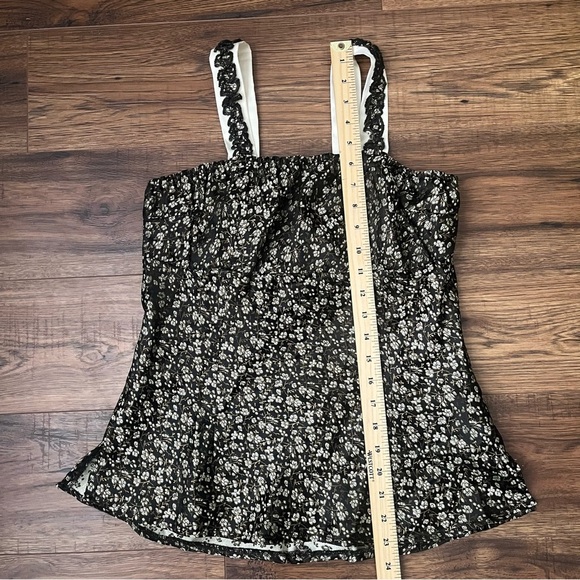 Vintage Y2K Womens Babydoll Sleeveless Blouse Whimsigoth Fairy Dark Acadamia XXL - Picture 4 of 8